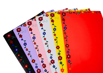 Celofan Premium Uni Cu Flori Pe Margine