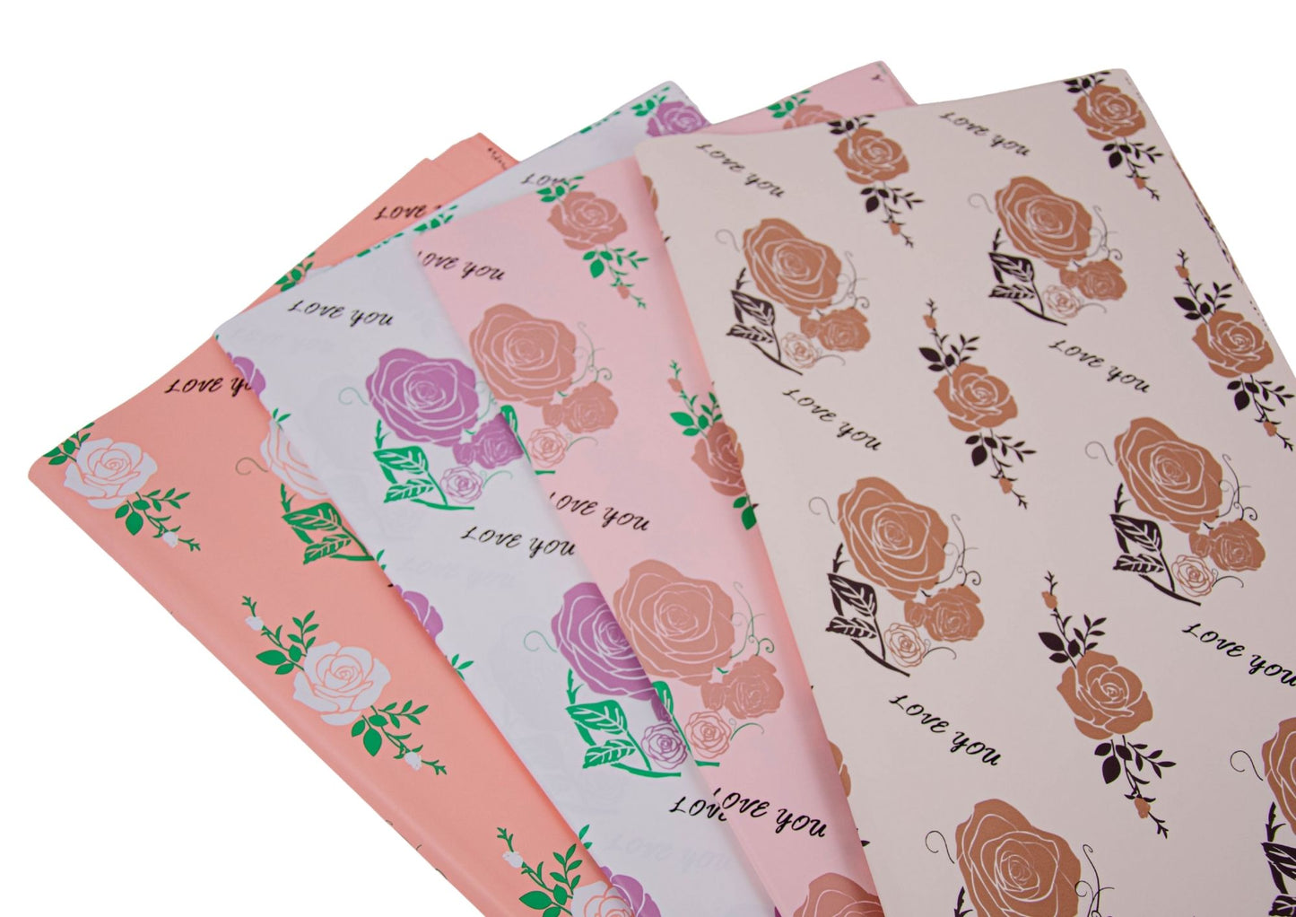 Celofan Patrat  Cu Trandafiri Model 43