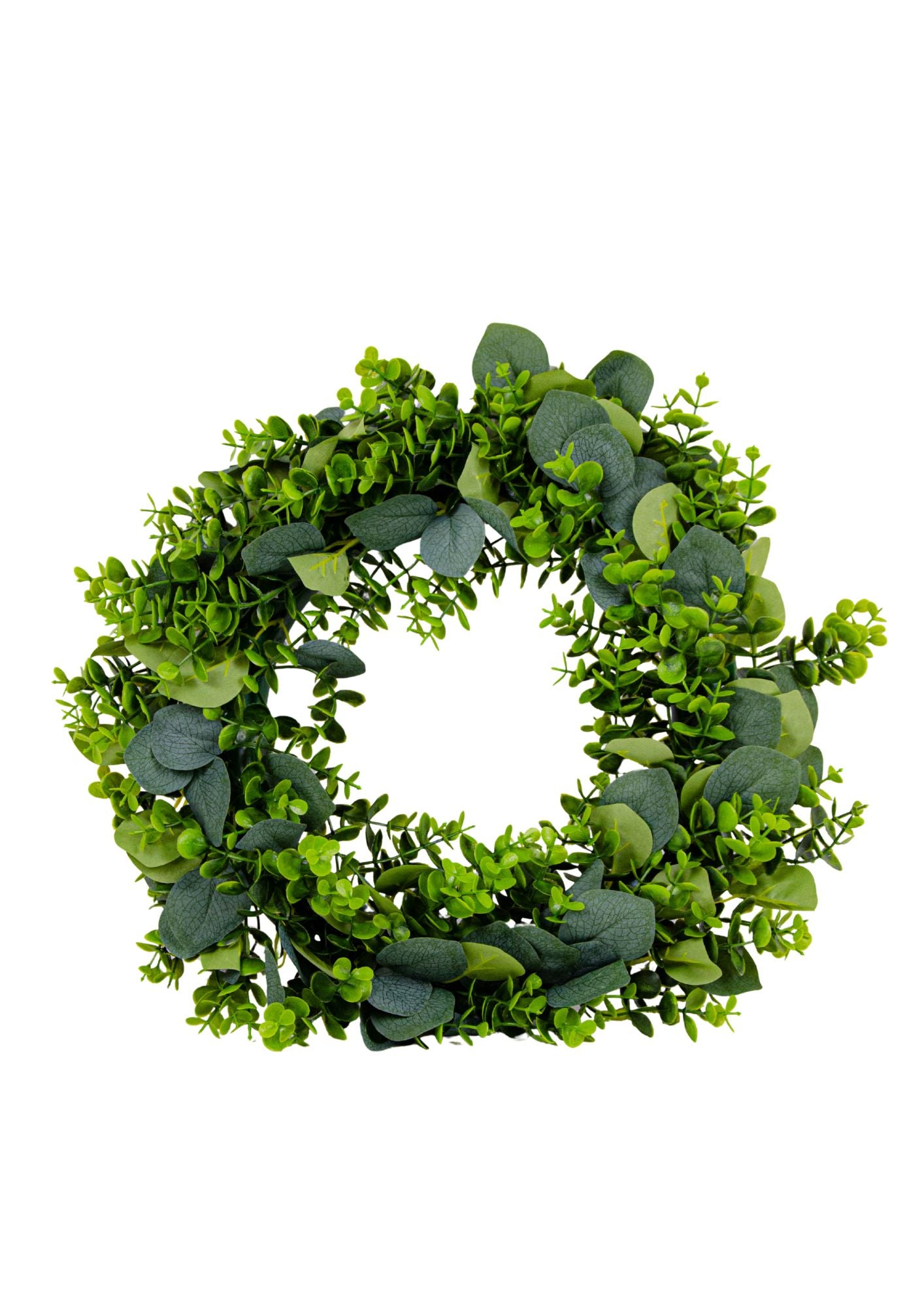 Coronita Verdeata Artificiala din Plastic 47 cm