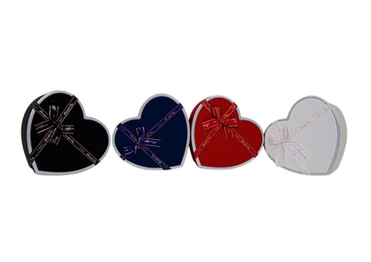 Set 3 Cutii Inima Tip Cadou cu Funda pentru Flori H6-H9