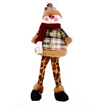 Figurina din plus textil medie, model Craciun