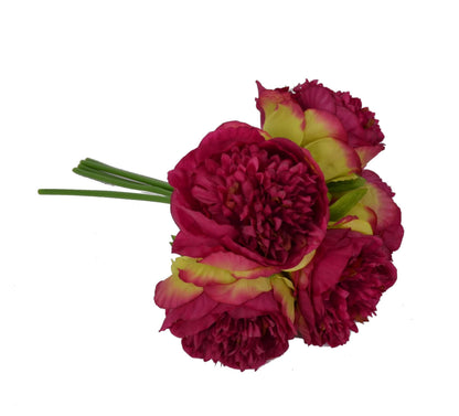 Buchet 5 fire  de bujor H 35