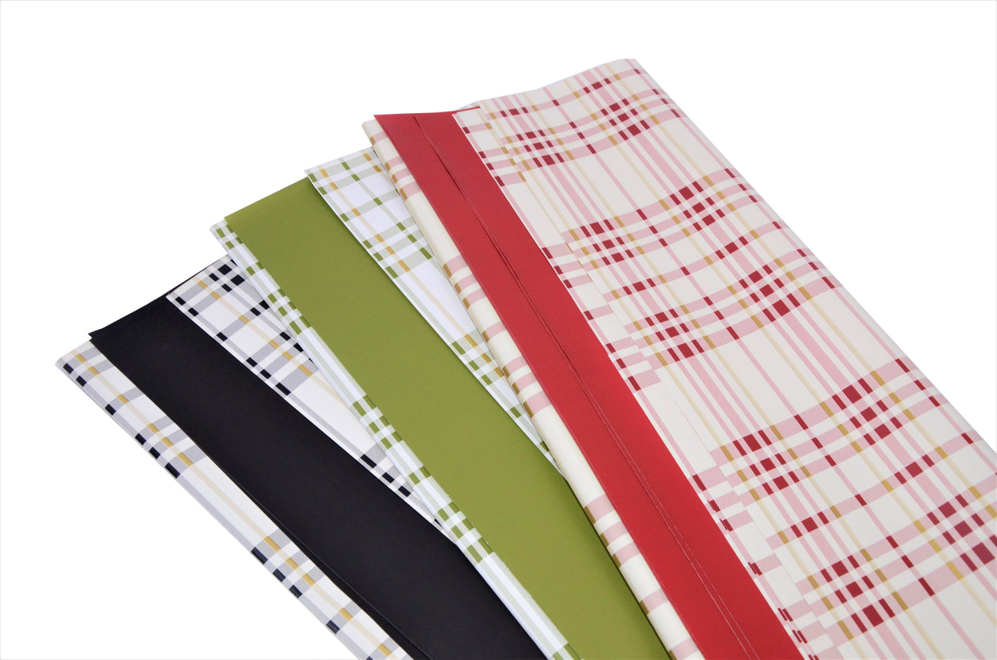 Celofan  Doua Fete Cu Imprimeu Tip Burberry