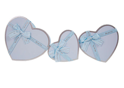 Set 3 Cutii Inima cu Funda pentru Flori H6-H9