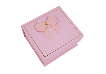 Cutie Cadou Neagra cu Funda pentru Bijuterii si Cadouri L14x13 H7.5 cm