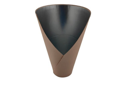 Ghiveci conic din carton uni