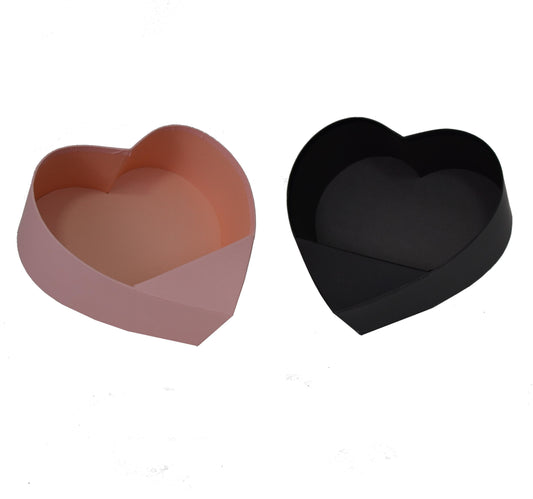 Ghiveci din carton in forma de inima uni