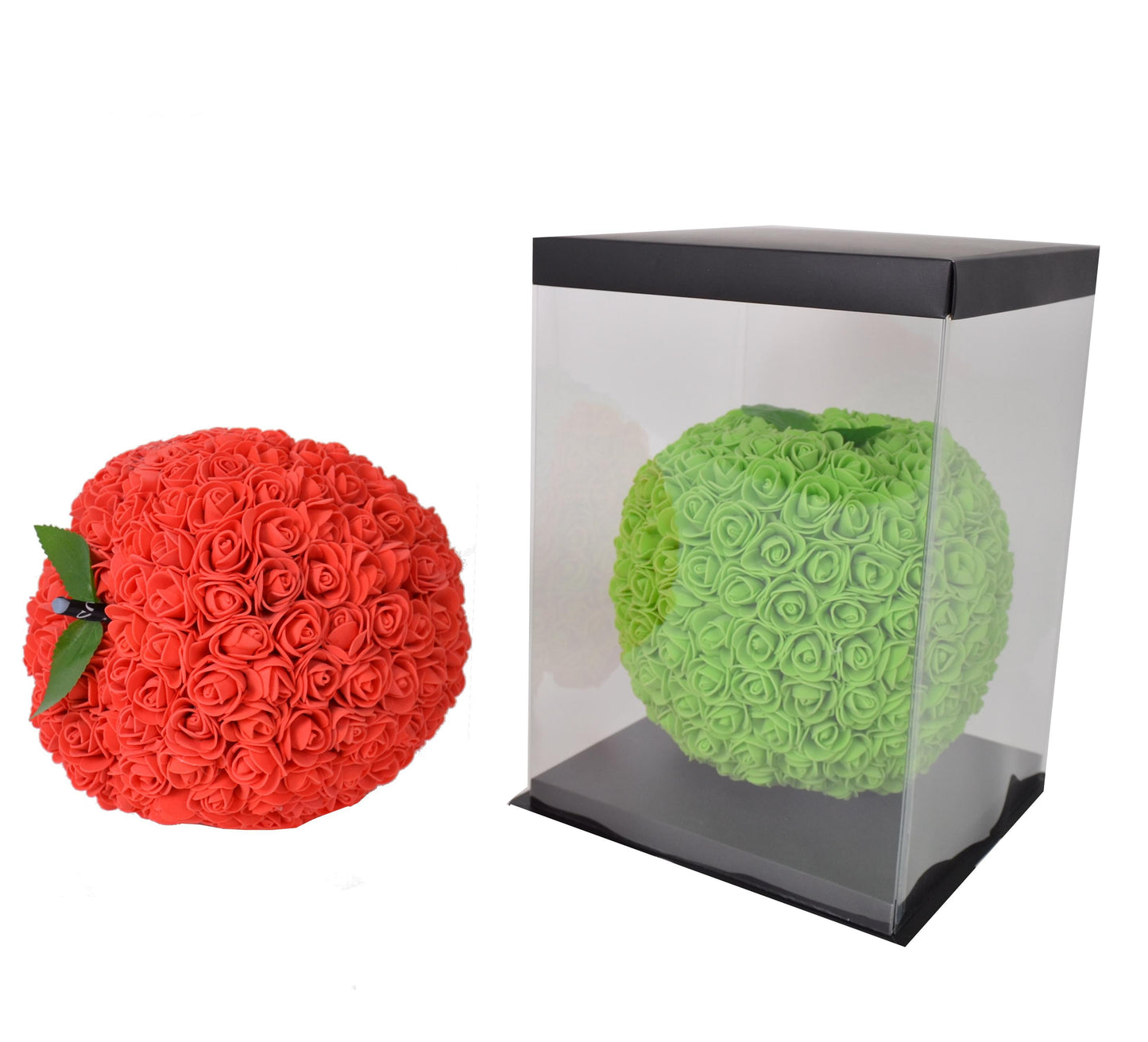Mar din trandafiri de spuma   FARA cutie transparenta D 25 Verde deschis
