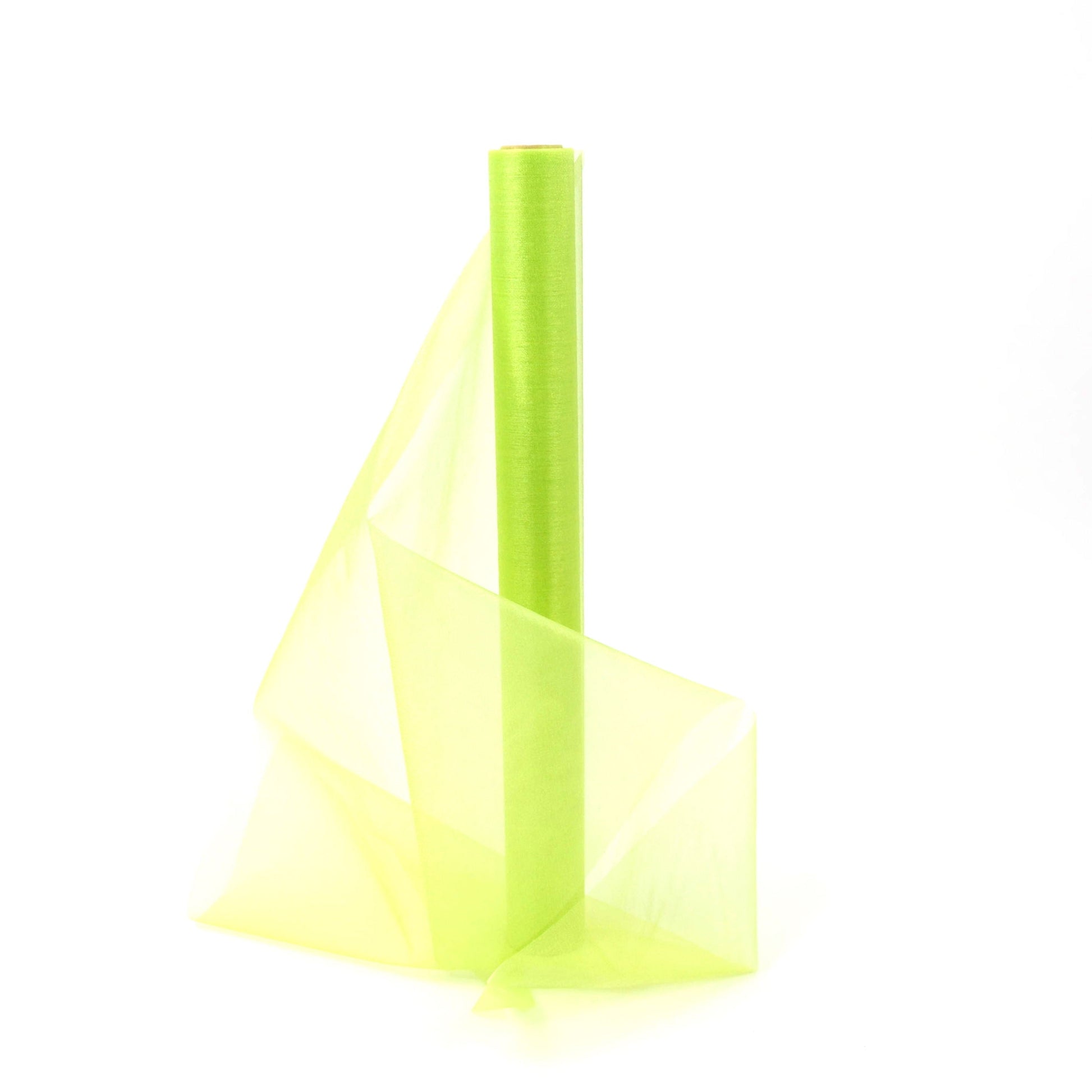 Organza sul model snow uni verde deschis