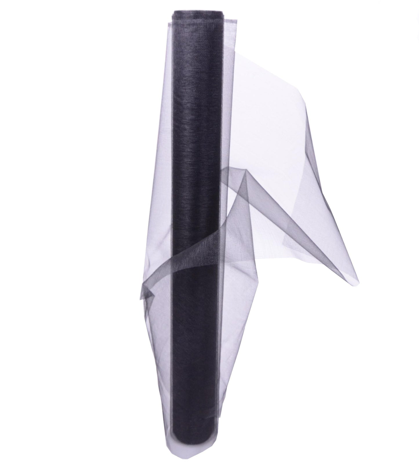 Organza sul model snow uni negru