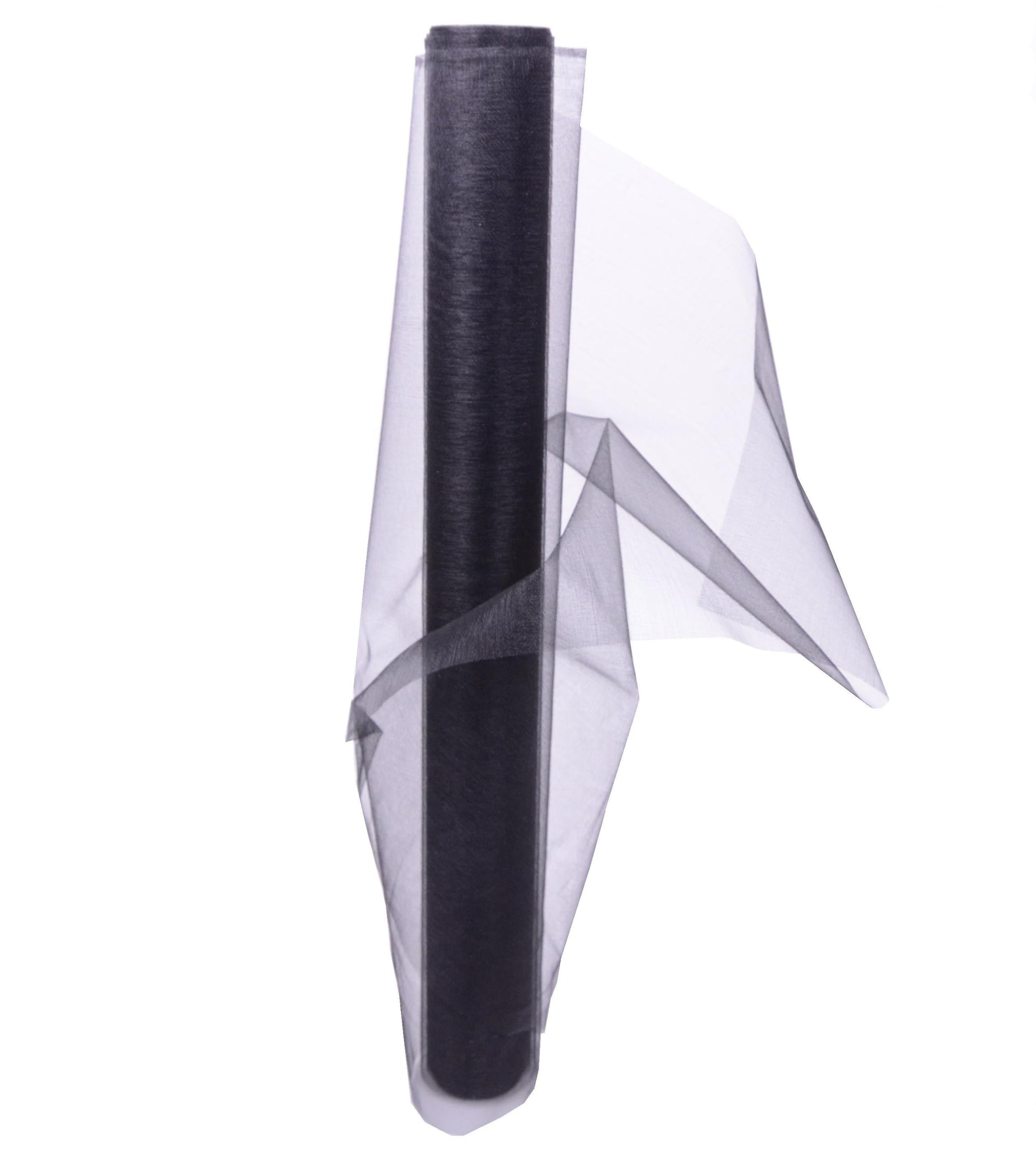 Organza sul model snow uni negru