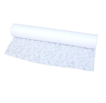 Panza impermeabila model arabesque alb