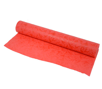 Panza impermeabila model arabesque rosu