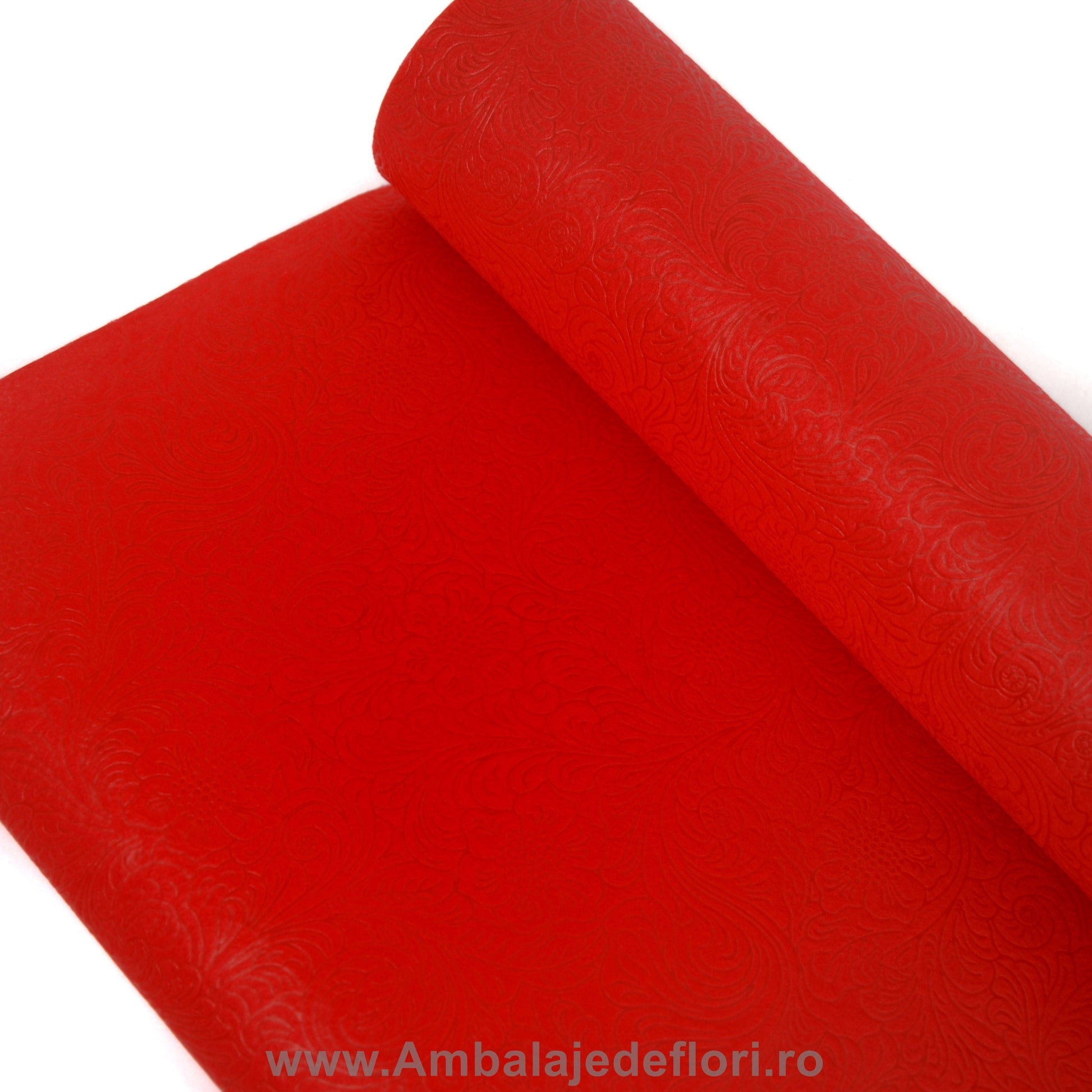 Panza Impermeabila Model Floral rosu