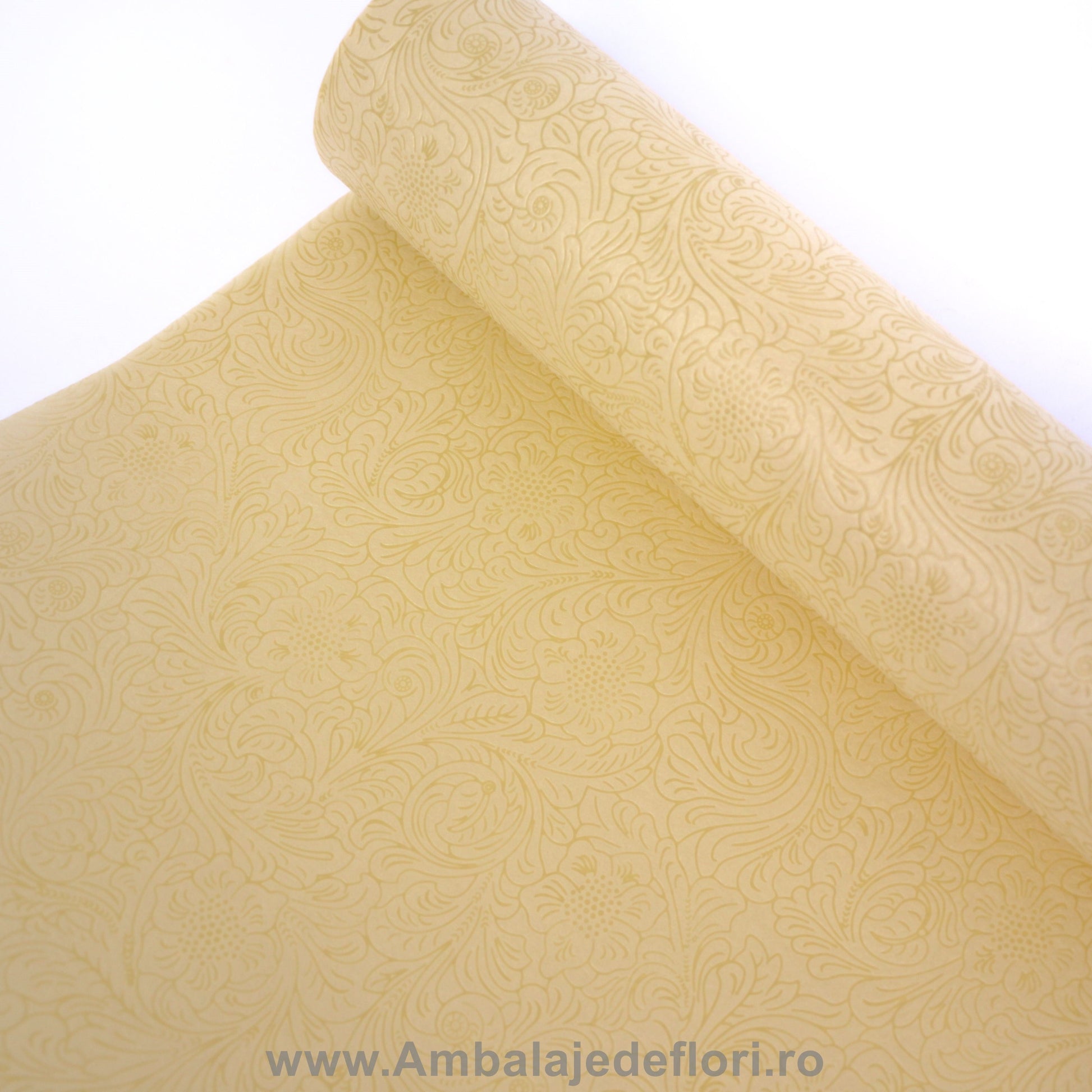 Panza Impermeabila Model Floral crem