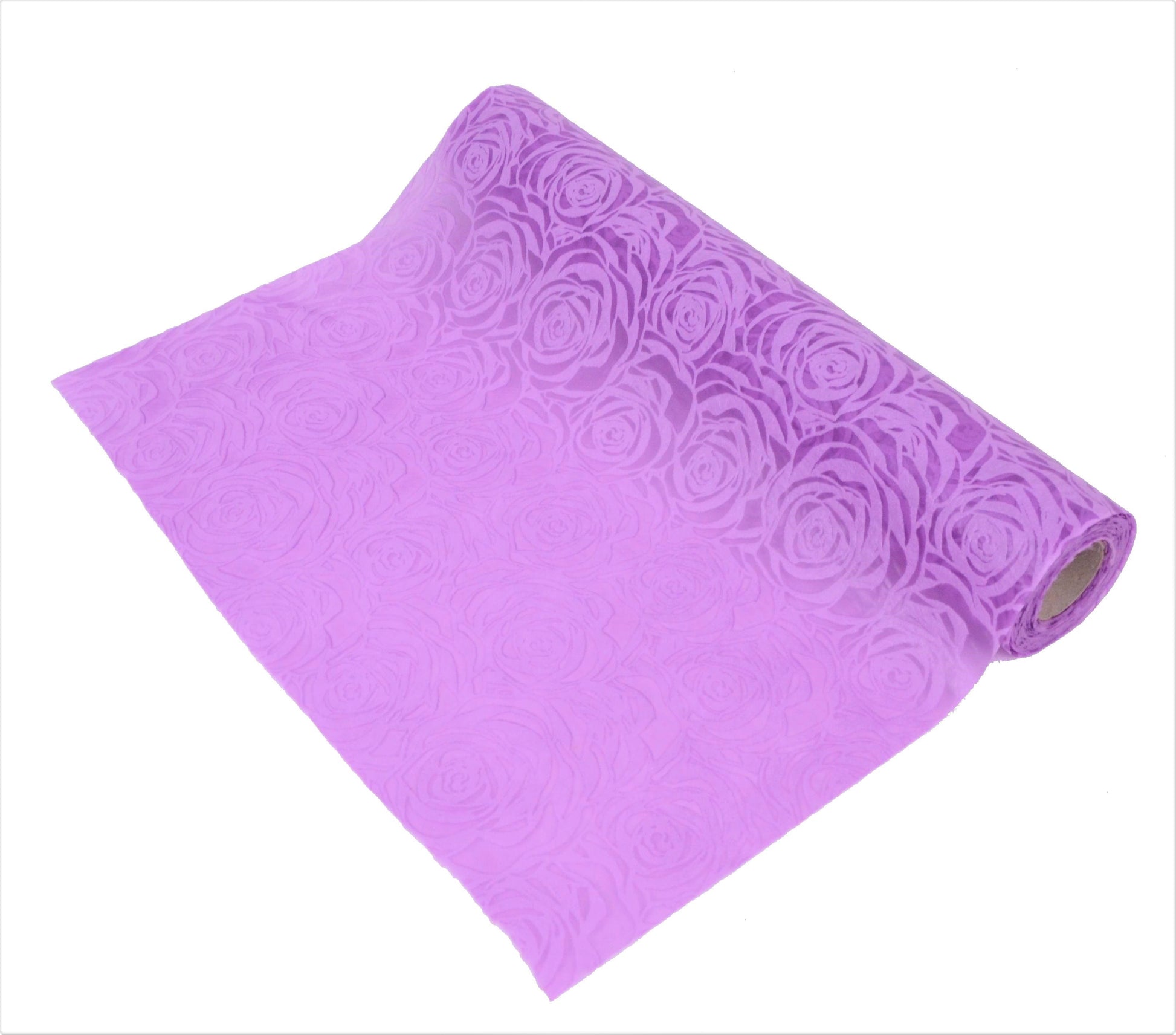 Panza impermeabila model trandafiri mov deschis