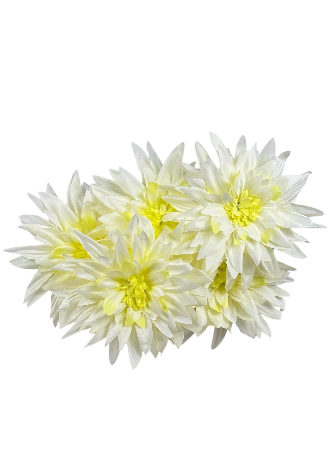 Set 12 Flori Artificiale  Dalie cu Tija de 2mm