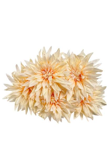 Set 12 Flori Artificiale  Dalie cu Tija de 2mm