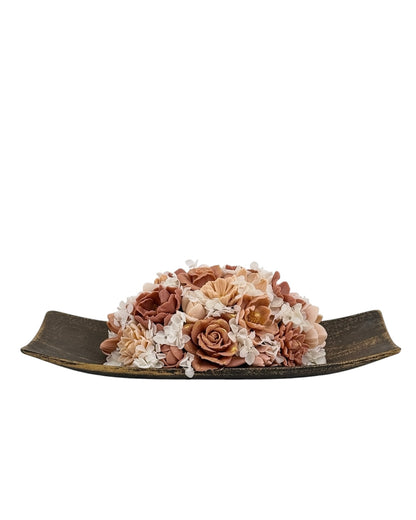Aranjament Florar din Sapun Organic Parfumat PE Tavita