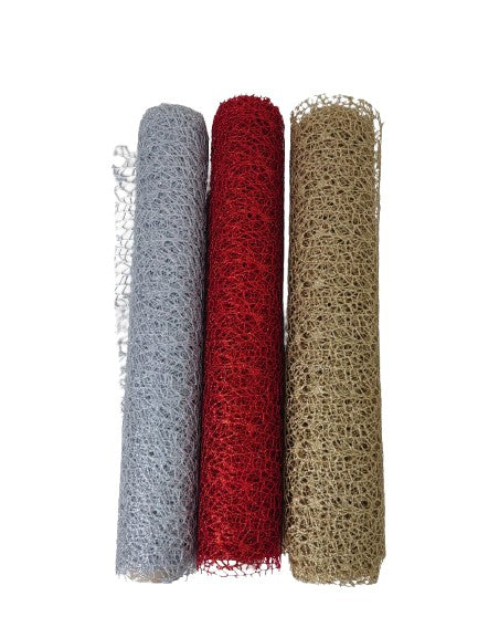 Plasa crosetata cu sclipici (panza de paianjen)