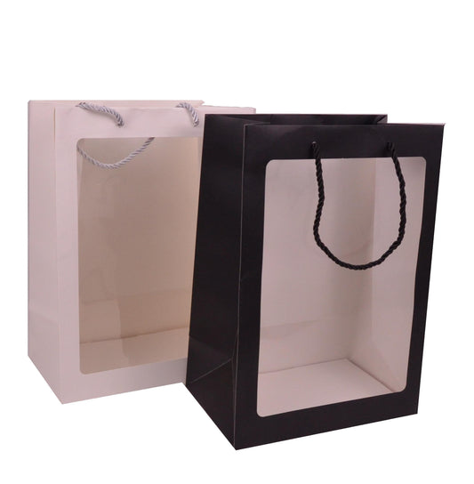 Punga dreptunghiulara din hartie cu latura transparenta