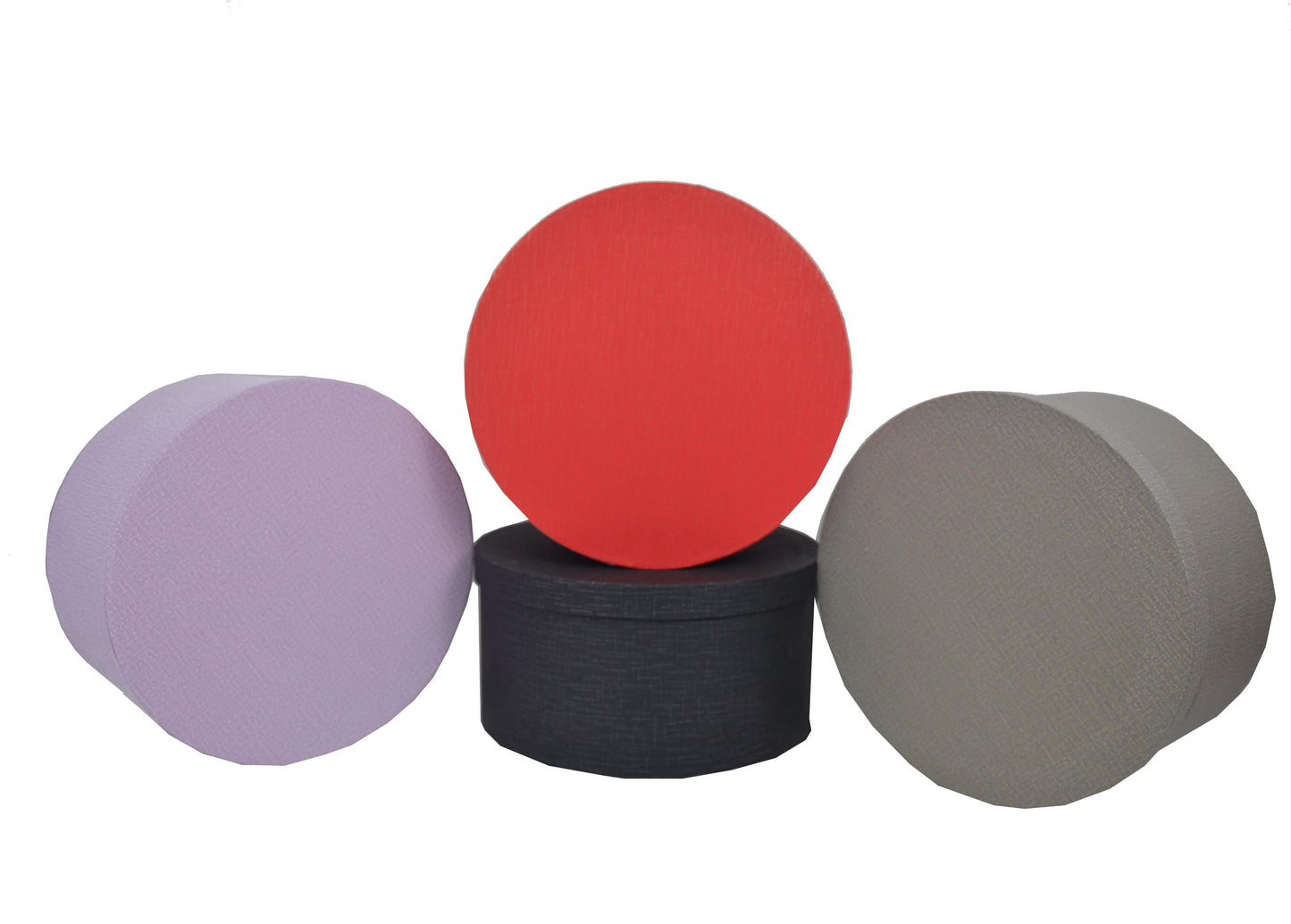 Set 10 Cutii Rotunde Uni pentru Flori H9-H18