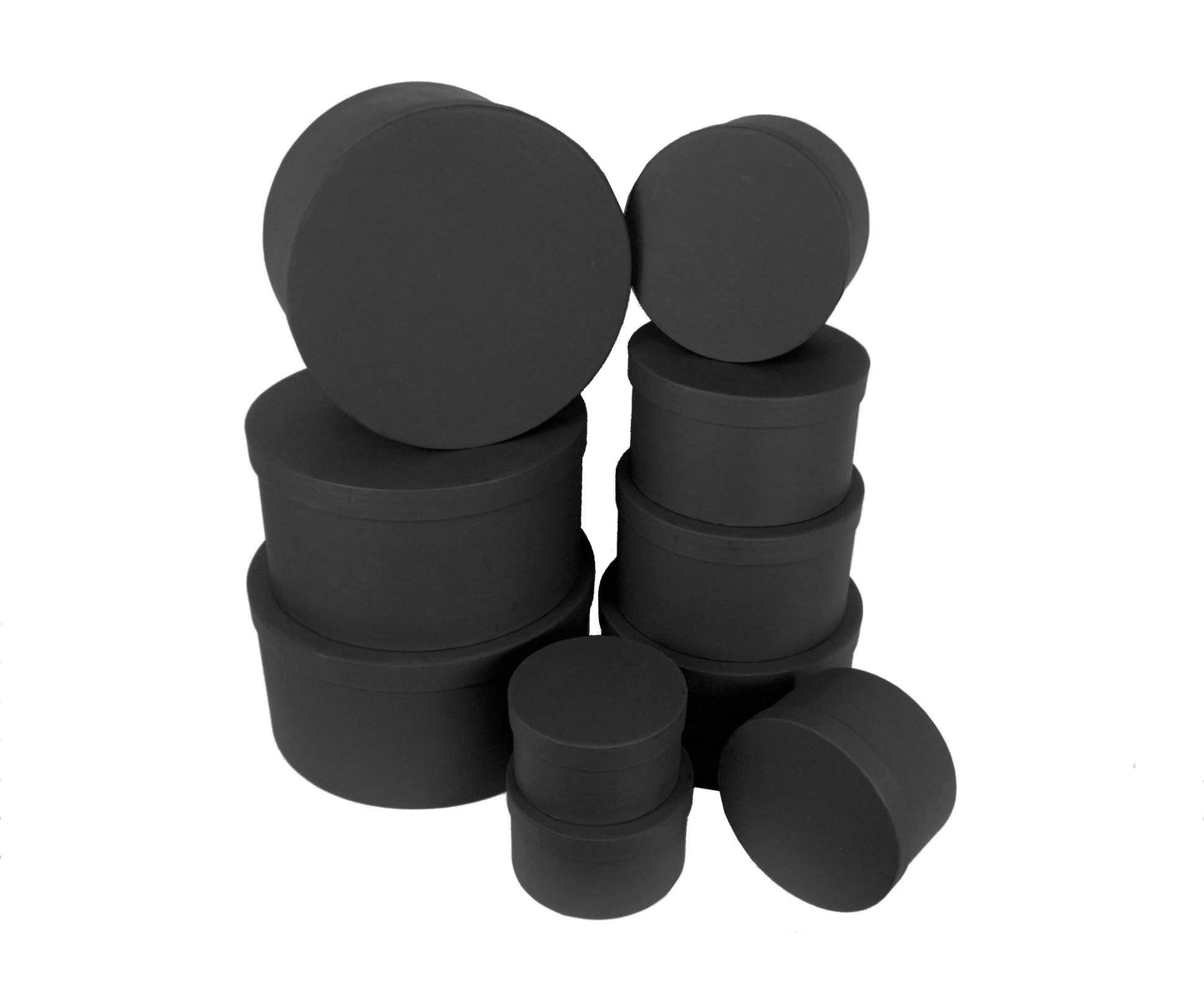 Set 10 Cutii Rotunde Uni pentru Flori H9-H18
