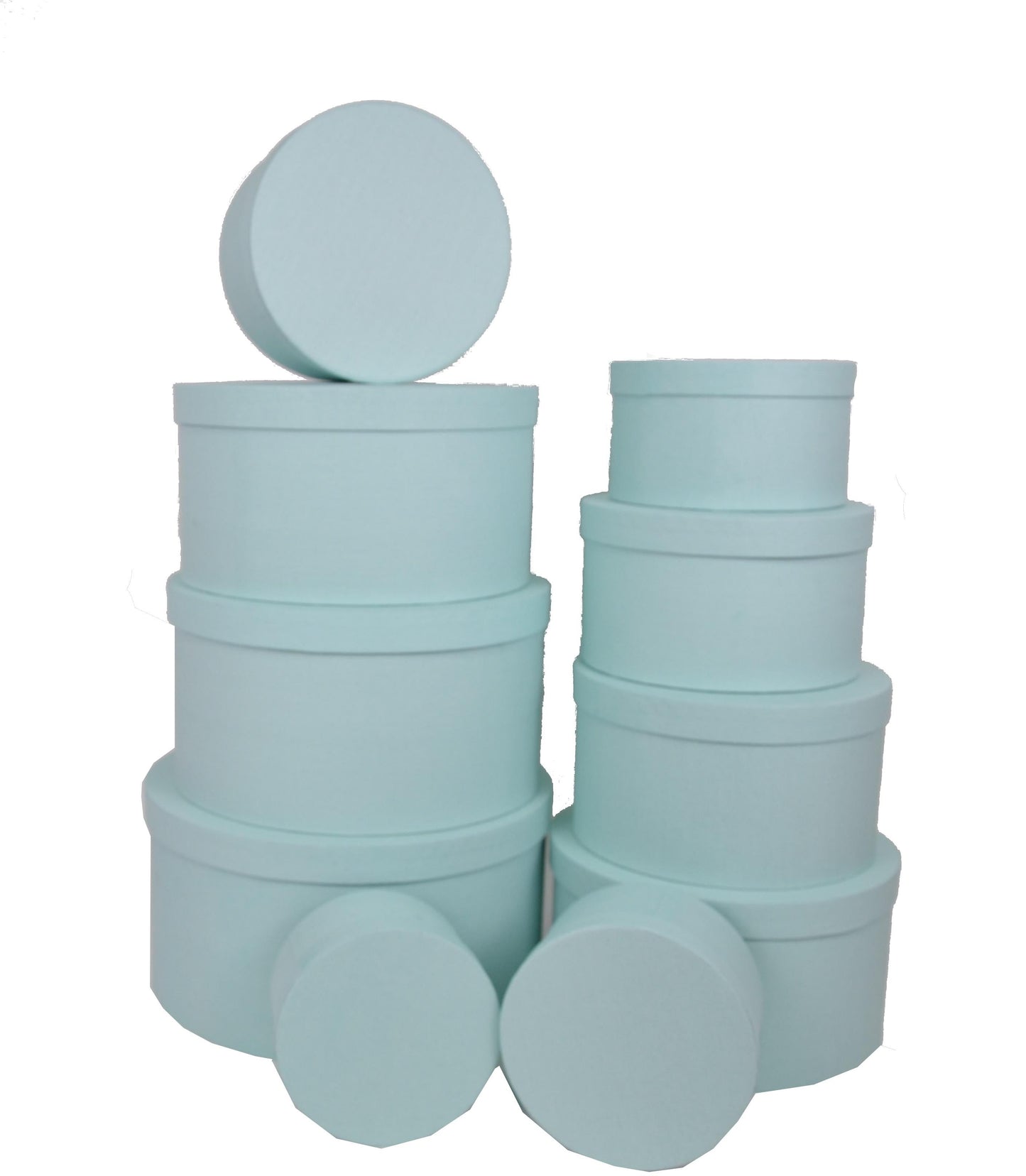 Set 10 Cutii Rotunde Uni pentru Flori H9-H18