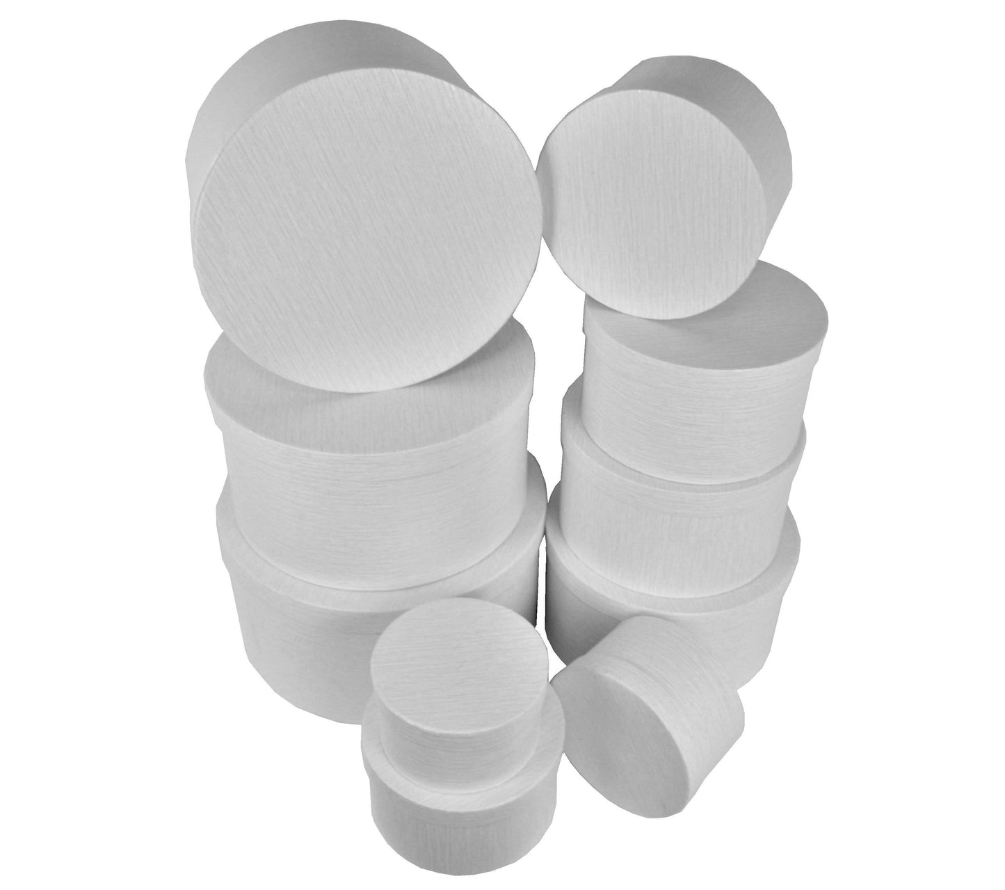 Set 10 Cutii Rotunde Uni pentru Flori H9-H18