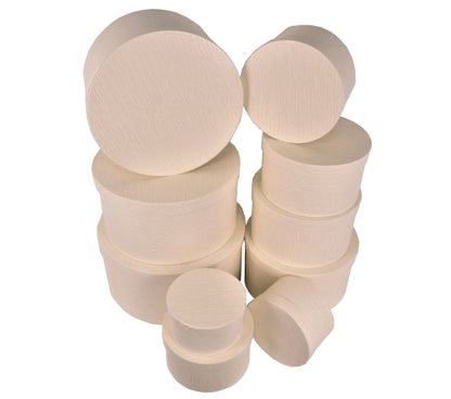 Set 10 Cutii Rotunde Uni pentru Flori H9-H18