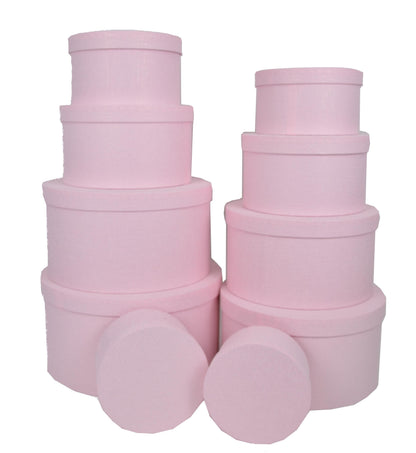 Set 10 Cutii Rotunde Uni pentru Flori H9-H18