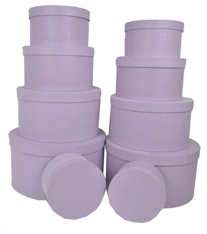 Set 10 Cutii Rotunde Uni pentru Flori H9-H18