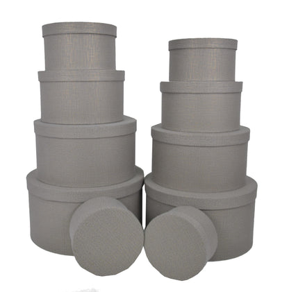 Set 10 Cutii Rotunde Uni pentru Flori H9-H18