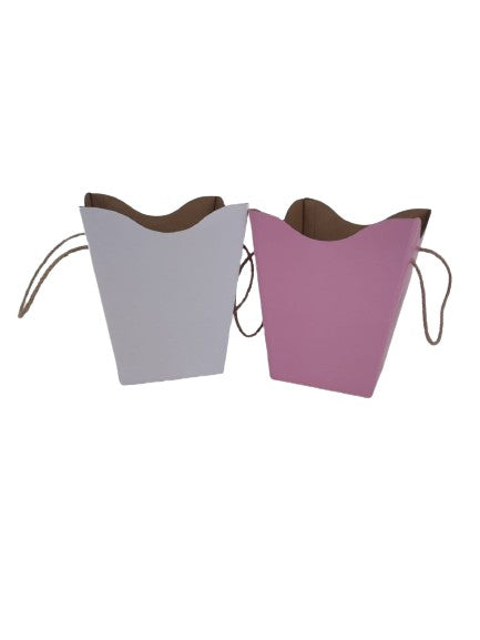 Set 10 ghivece  din carton, patrat