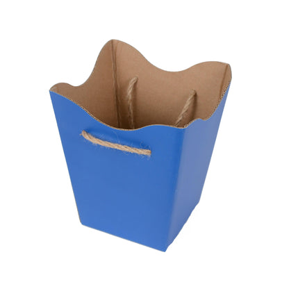 Set 10 ghivece  din carton, patrat, uni H18