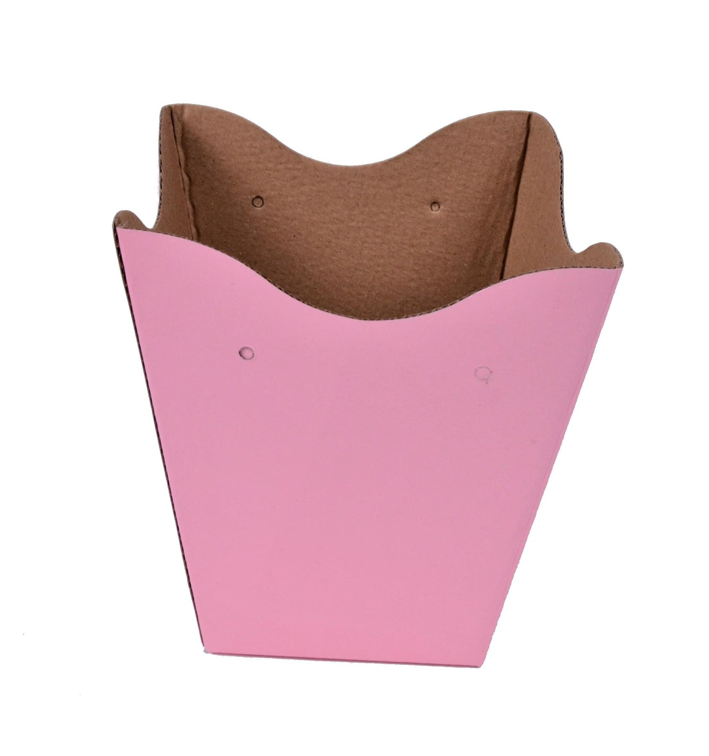 Set 10 ghivece  din carton, patrat, uni H18