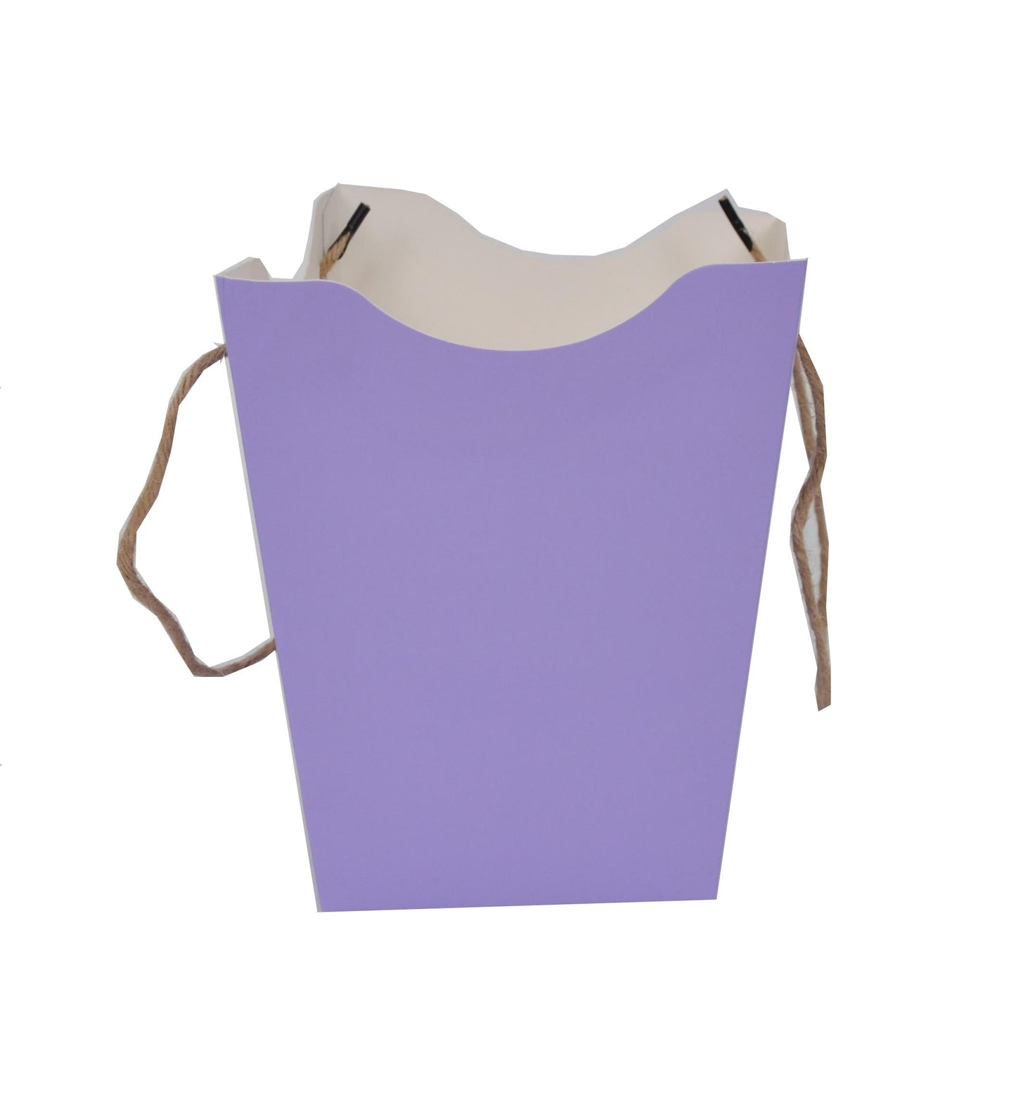 Set 10 ghivece  din carton, patrat, uni H18