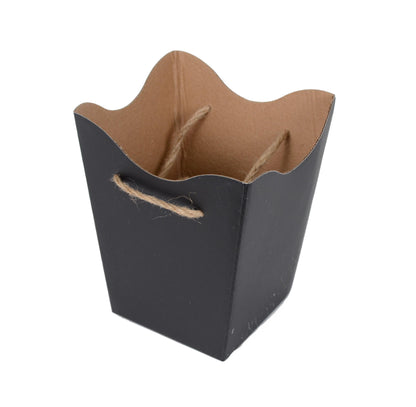 Set 10 ghivece  din carton, patrat, uni H18