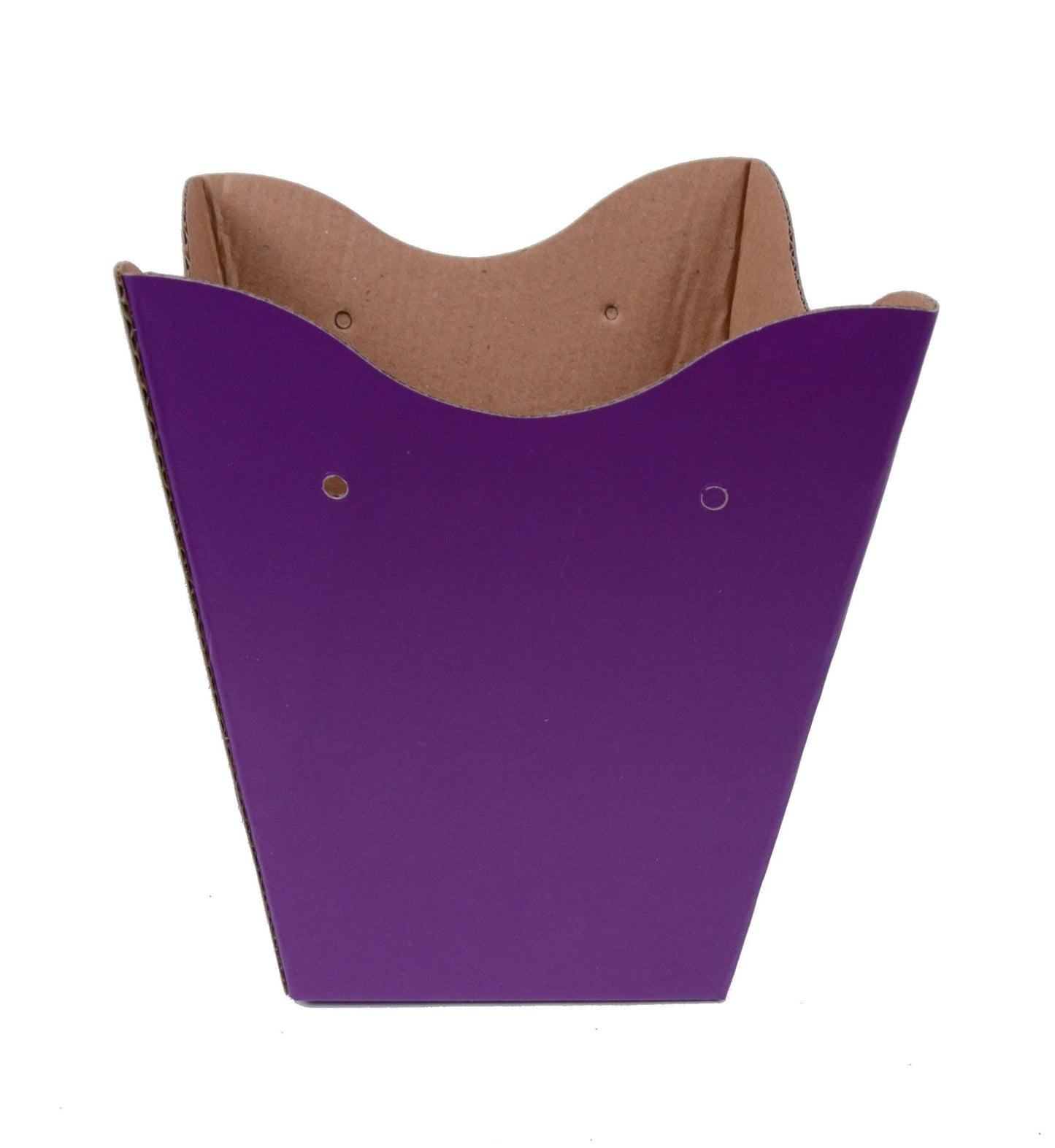 Set 10 ghivece  din carton, patrat, uni H18