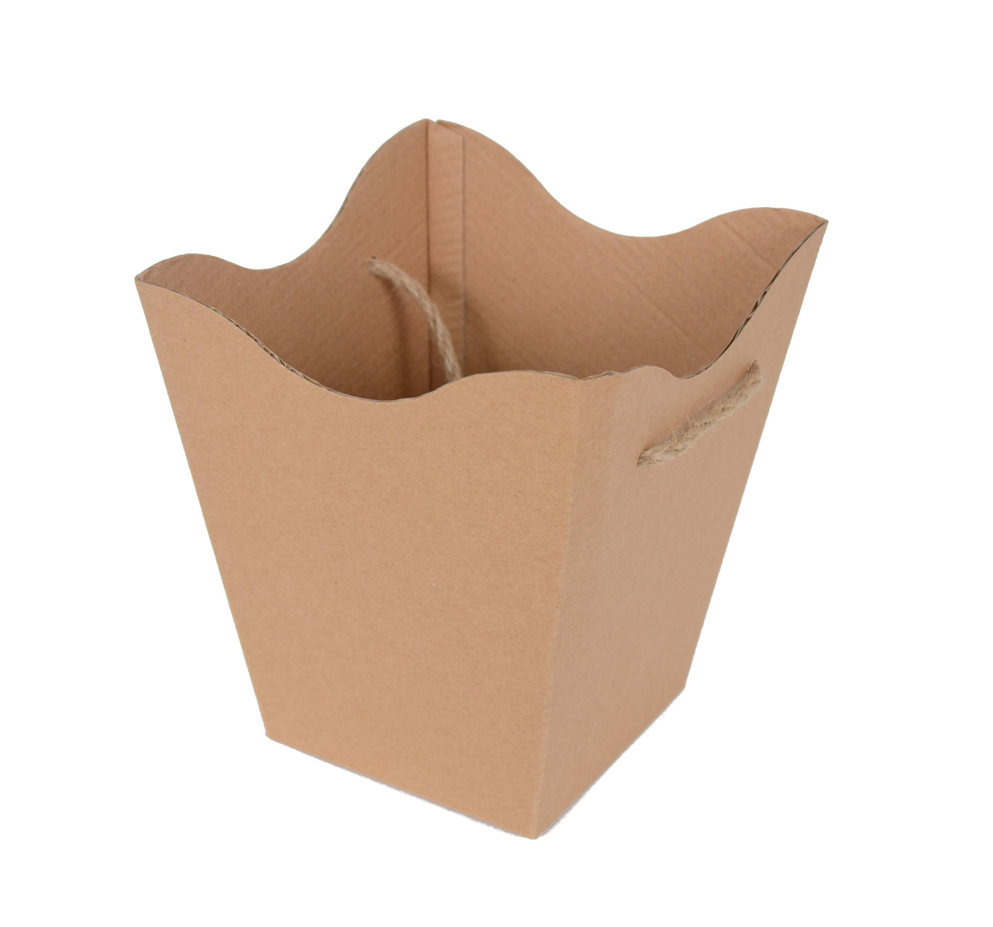 Set 10 ghivece  din carton, patrat, uni H18