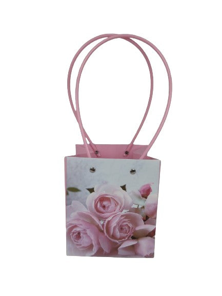 Set 10 pungi din carton cu imprimeu