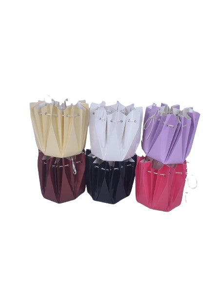 Set 10 pungi din hartie cu snur