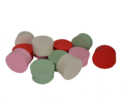 Set 12 Cutii Rotunde Mici Uni pentru Flori H6