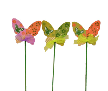 Set 10 fluturi pe tija