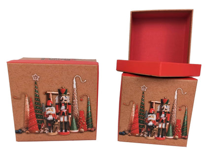 Set 3 cutii dreptunghiulare model Craciun H 6