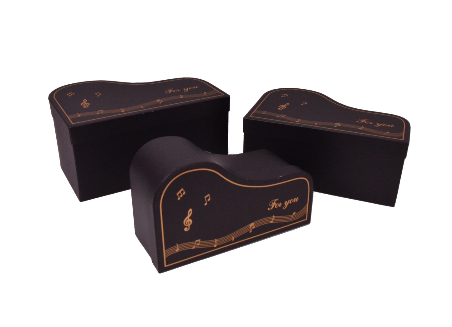 Set 3 Cutii in Forma de Pian pentru Flori H10-H14