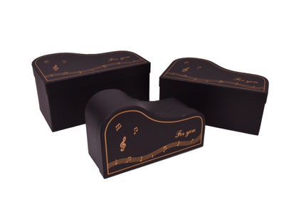 Set 3 Cutii in Forma de Pian pentru Flori H10-H14