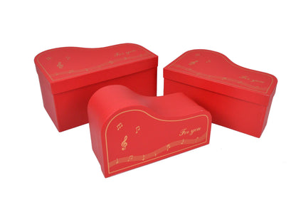 Set 3 Cutii in Forma de Pian pentru Flori H10-H14