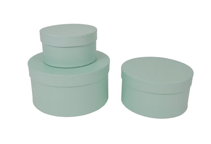 Set 3 Cutii Rotunde Uni H 10 pentru Flori H7.5-H10