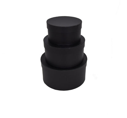 Set 3 Cutii Rotunde Uni H 10 pentru Flori H7.5-H10